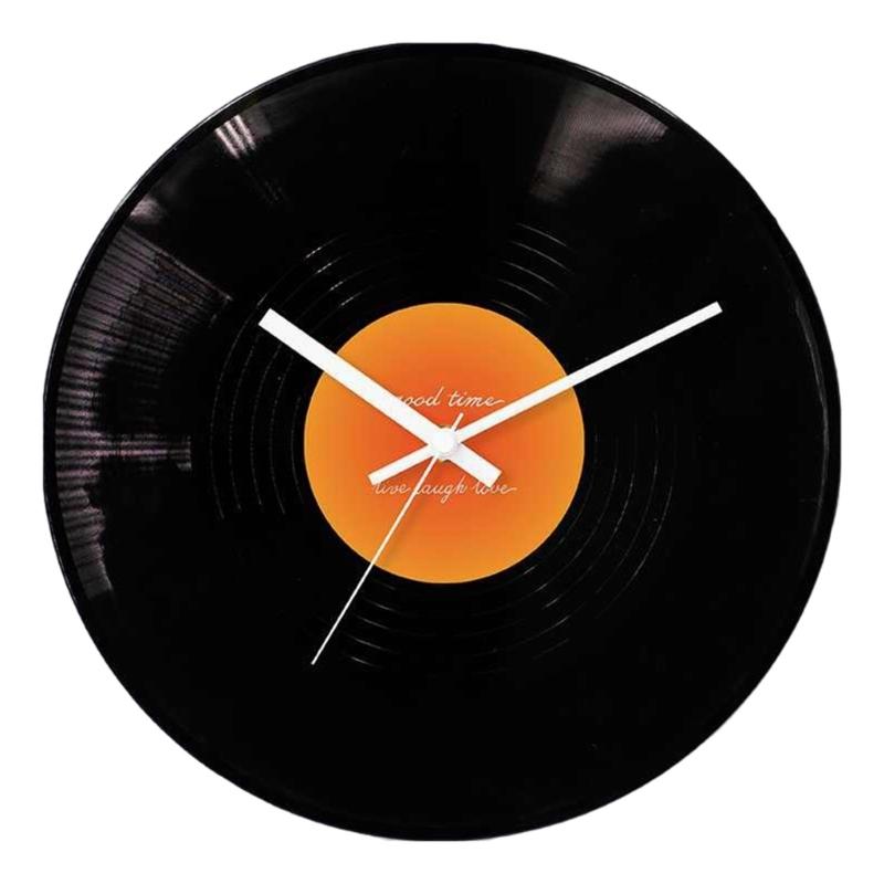 12inch Record Shape Wall Clock Nostalgic Designing Desk Clocks for Cafe and Living Room Decoration
