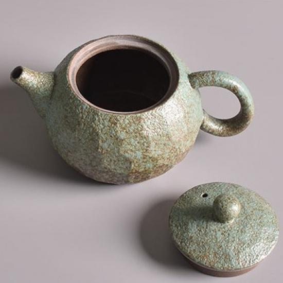250ml Palace Style Retro Ceramic Teapot Coarse Pottery Gongfu Tea Set Xishi Teapot