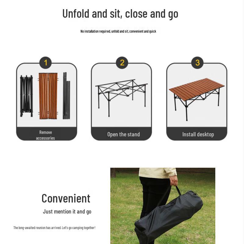 Outdoor Camping Table and Chair Set
