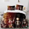 K-ON Kawaii Girls Anime Bedding Set Boys Girls Twin Queen King Size Duvet Cover Pillowcase Bed Boys Adult Home Textileextile