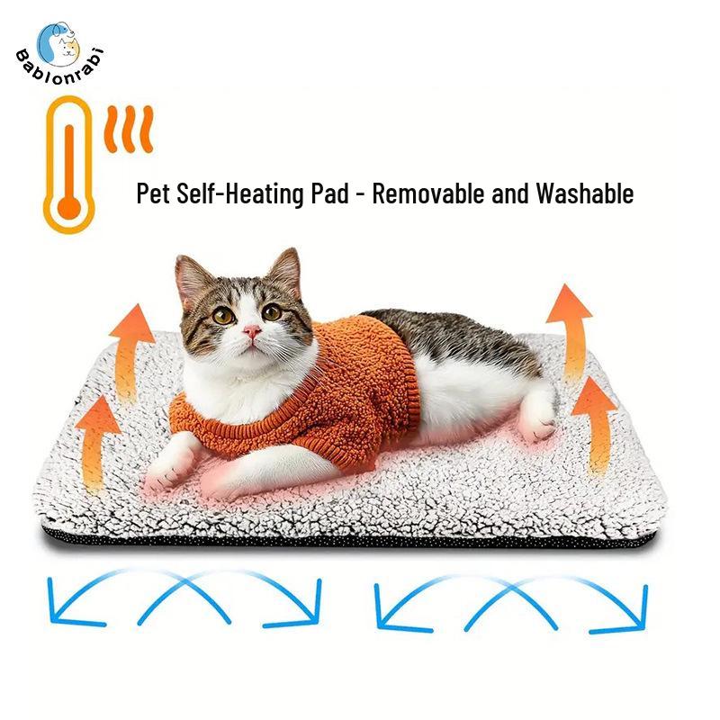 Washable Removable Heat-Retaining Pet Pad for Cats and Dogs