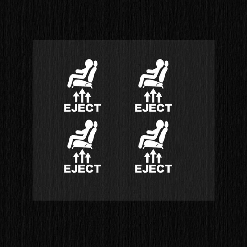 

4PCS Auto Dashboard Button Covers White Popup Stickers Strong PVC Decal Easy Install for Blank Key Multiple Vehicle Fit 1