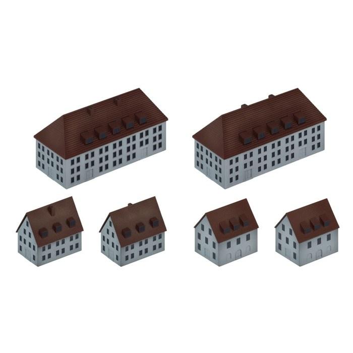 Pit Road 1/700 Skywave Series European Building Plastic Model SW25 (3 Cm X 2 Cm X 2 Cm)