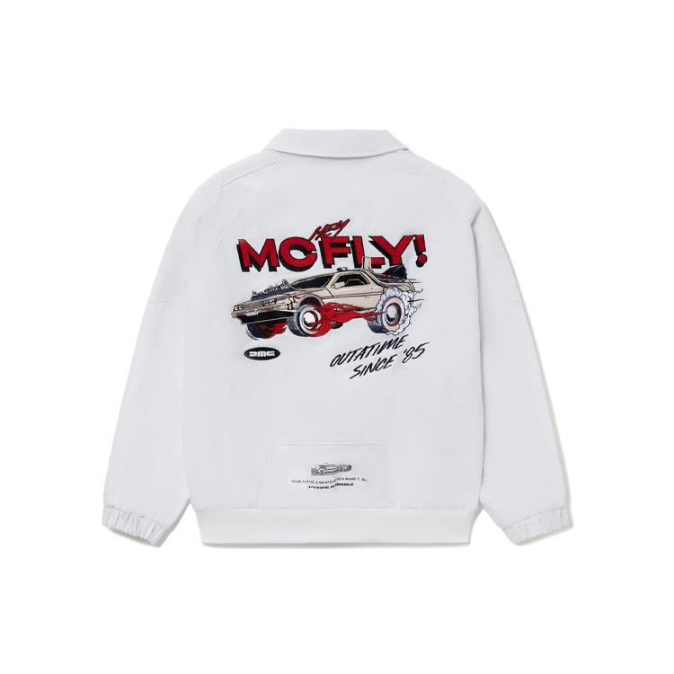 Li-Ning x Back To The Future Graphic Work Jacket  White  Men s AFDR831-2 XXL