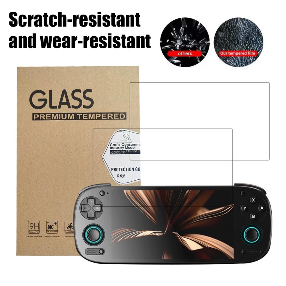 1/2 Stück 9H Härte Gehärtetes Glas Displayschutz für Retroid Pocket 6 Transparent Kratzfest Fingerabdruckresistent