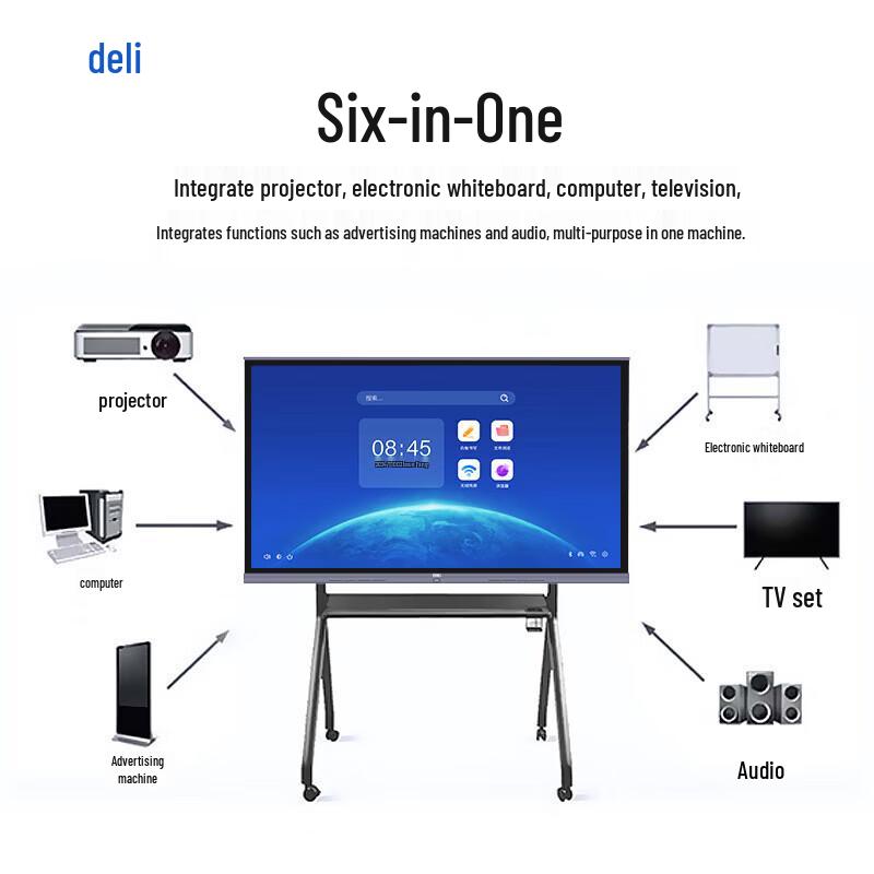 Deli 65-inch Smart Interactive Whiteboard (CN Version)