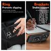 Phone Case For IPhone 13 14 15 16 Pro Max Plus Shockproof Heavy Duty Hard with Card Slot Magnetic Ring Holder Protective Cover