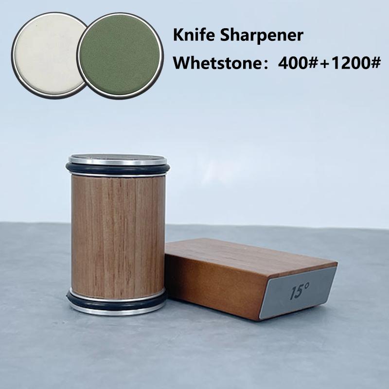 Válcová bruska na nože Magnetický držák na nože Diamantová brusná sada s úhlem 15 a 20 stupňů Váleček Kuchyňský doplněk