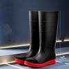 Men's Outdoor Waterproof Anti Slip Wear Resistant High Tube Rain Shoes Rubber Shoes