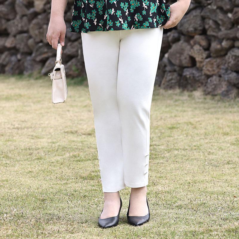 

2025 Autumn Plus Size High Waist Straight Leg Pants for Women - Loose, Elastic, Tummy Control, Slimming, Versatile, Casual. 5XL [170-190 Jin]