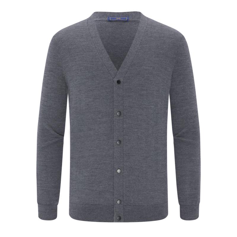 

Мужской кардиган EMZ Erdos из 100% чистой шерсти с V-образным вырезом XL