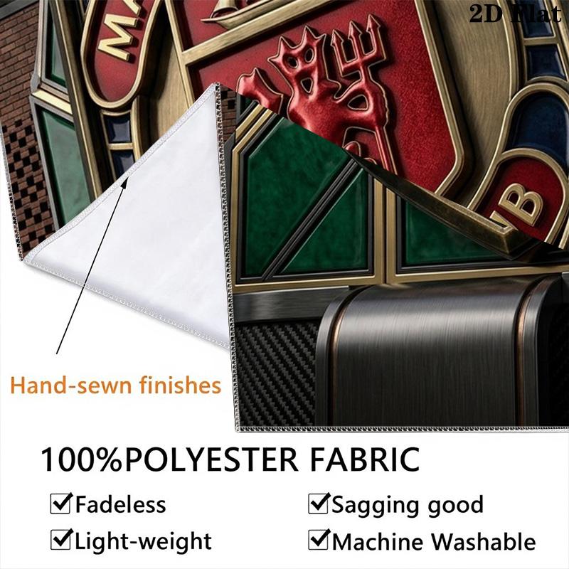 Manchester Football Club Crest Bedding 1 Duvet Cover 2 Pillowcase Without Core Christmas Birthday Gift Soft And Comfortable Bedding Set