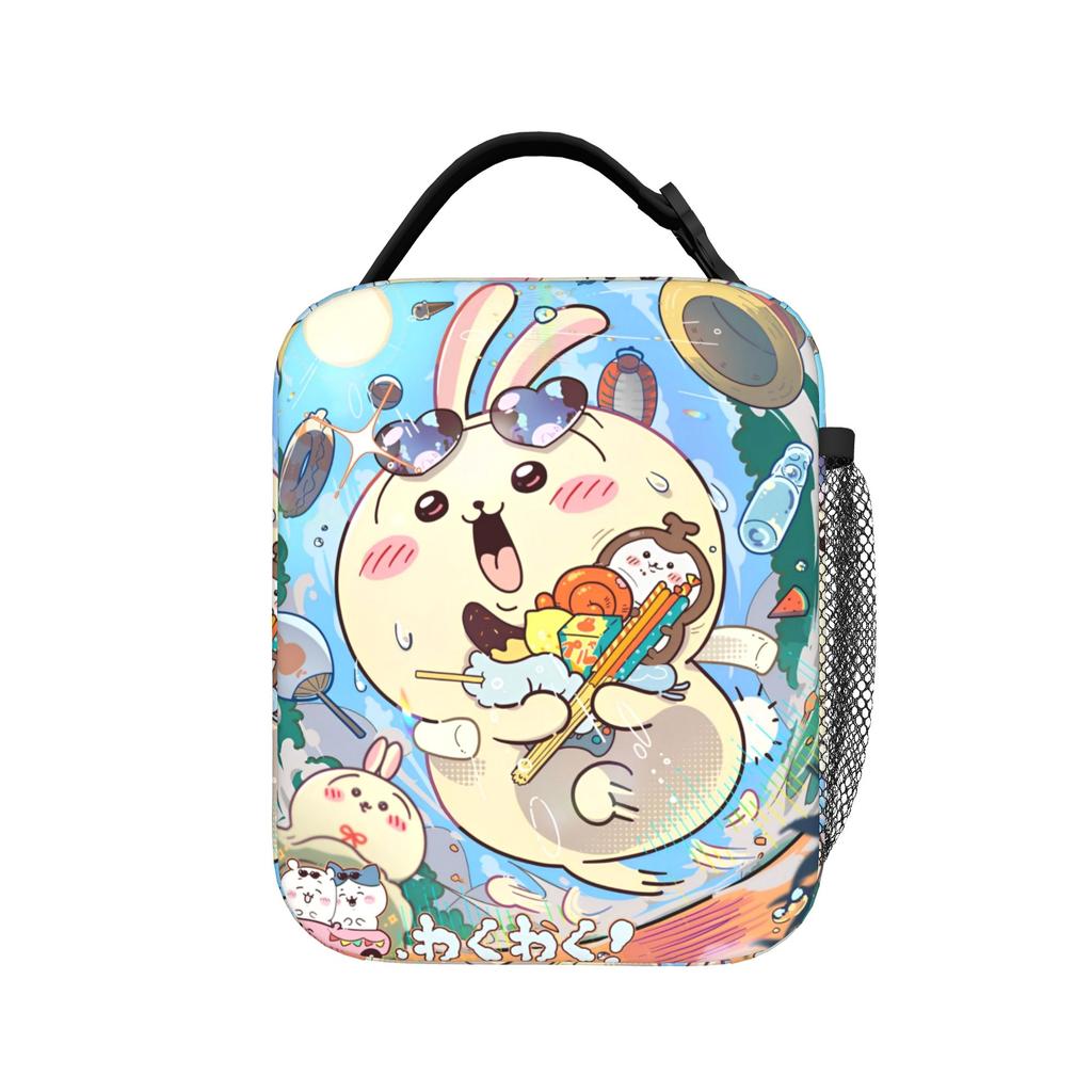 Cute Cartoon Manga Chiikawas Insulated Lunch Bags Leakproof Reusable Cooler Bag Tote Lunch Box Office Picnic Men Women