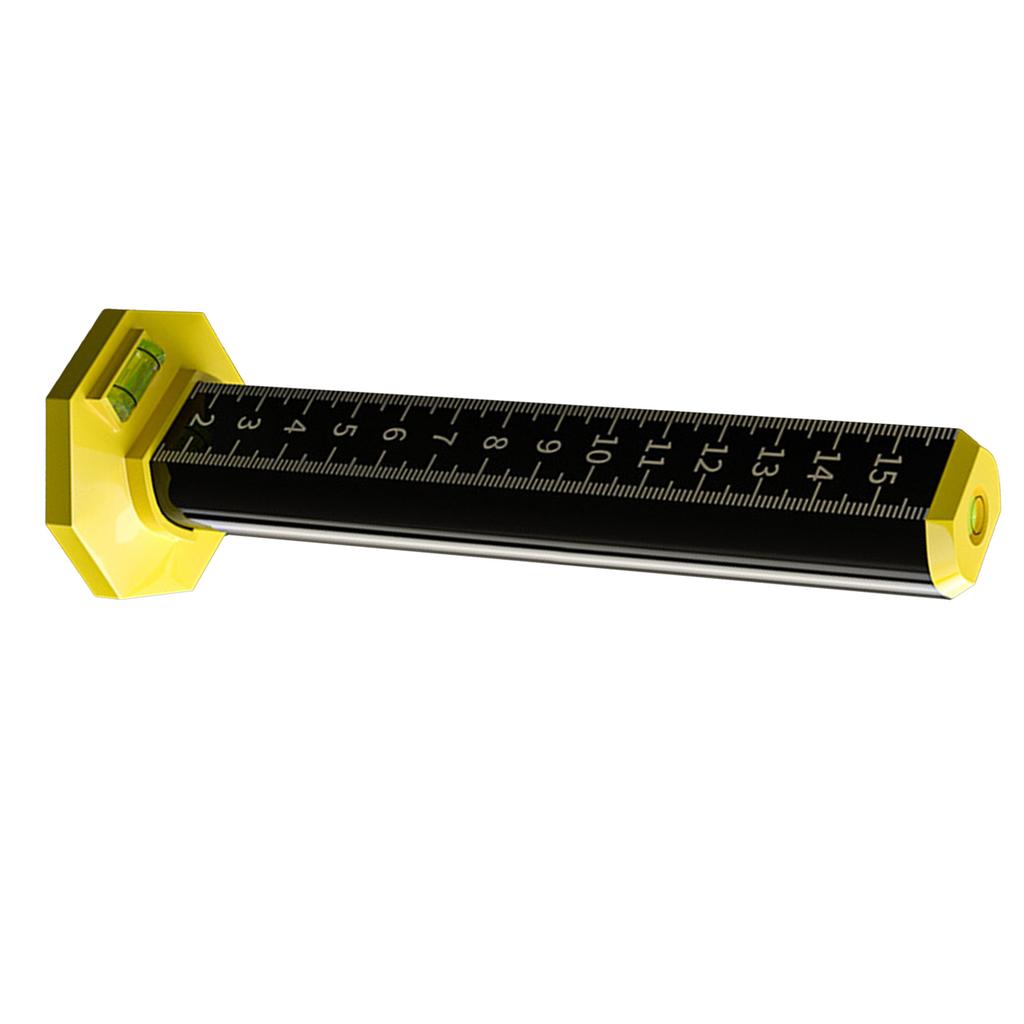 Equal Height Ruler Ceiling and Floor Tile Height Ruler Double Use Measuring Ruler Precisions Positioning Elevations Ruler