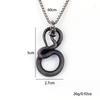 Necklace Fashion Trend Street Cold Style Snake Shape Punk Pendant