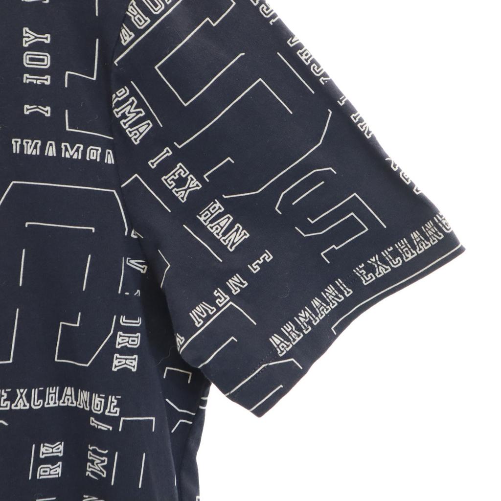 ARMANI EXCHANGE Total logo Short sleeve T-shirt S Black series Men's Used