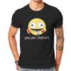 Smiling Friends Logo T Shirts Men's Cotton Cool T-Shirt Round Neck Sorcery Best Forever Tee Shirt Short Sleeve Tops