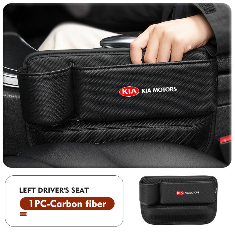 Car Seat Gap Storage Box Phone Bottle Cup Holder Accessories For KIA Sportage Rio Ceed Niro Soul Stonic Picanto Proceed