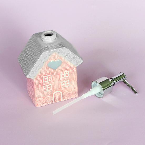Hand Sanitizer Bottle House Shape Design Compact Portable Empty Shower
