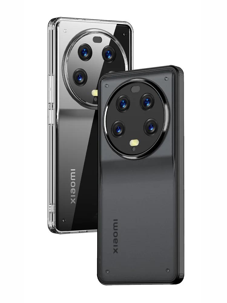 For Xiaomi 15 Ultra Case Transparent Acrylic Phone Case For Mi 15Ultra 15 Pro 14 Ultra 14Pro Matte PC Hard Shockproof Back Cover