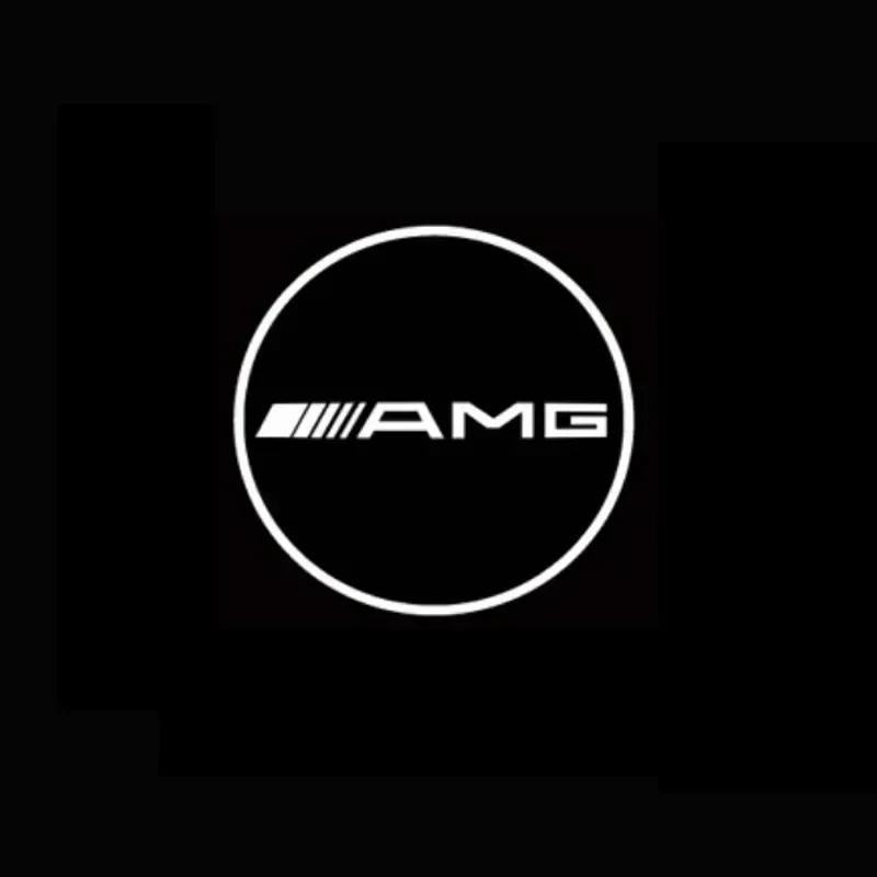 Car Sticker 2025 Hot For Mercedes Benz 2PCS/Set Car Door Light Laser Logo Decor Project Ghost Lamp Mercedes Benz A B C M ML GLA