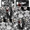 for iPhone 17 16 15 Xiaomi Poco F7 F8 X7 X6 C85 C75 C71 M8 Redmi Note 14 13 12 Pro Max 14C 13C 15C A3 A4 Phone Case Anime Tomie Junji Ito Horror Cover
