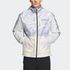 Adidas X National Geographic Wind.Rdy Pattern Print Outdoor Windproof Sports Sun Protection Jacket Men Jacket White HY4690