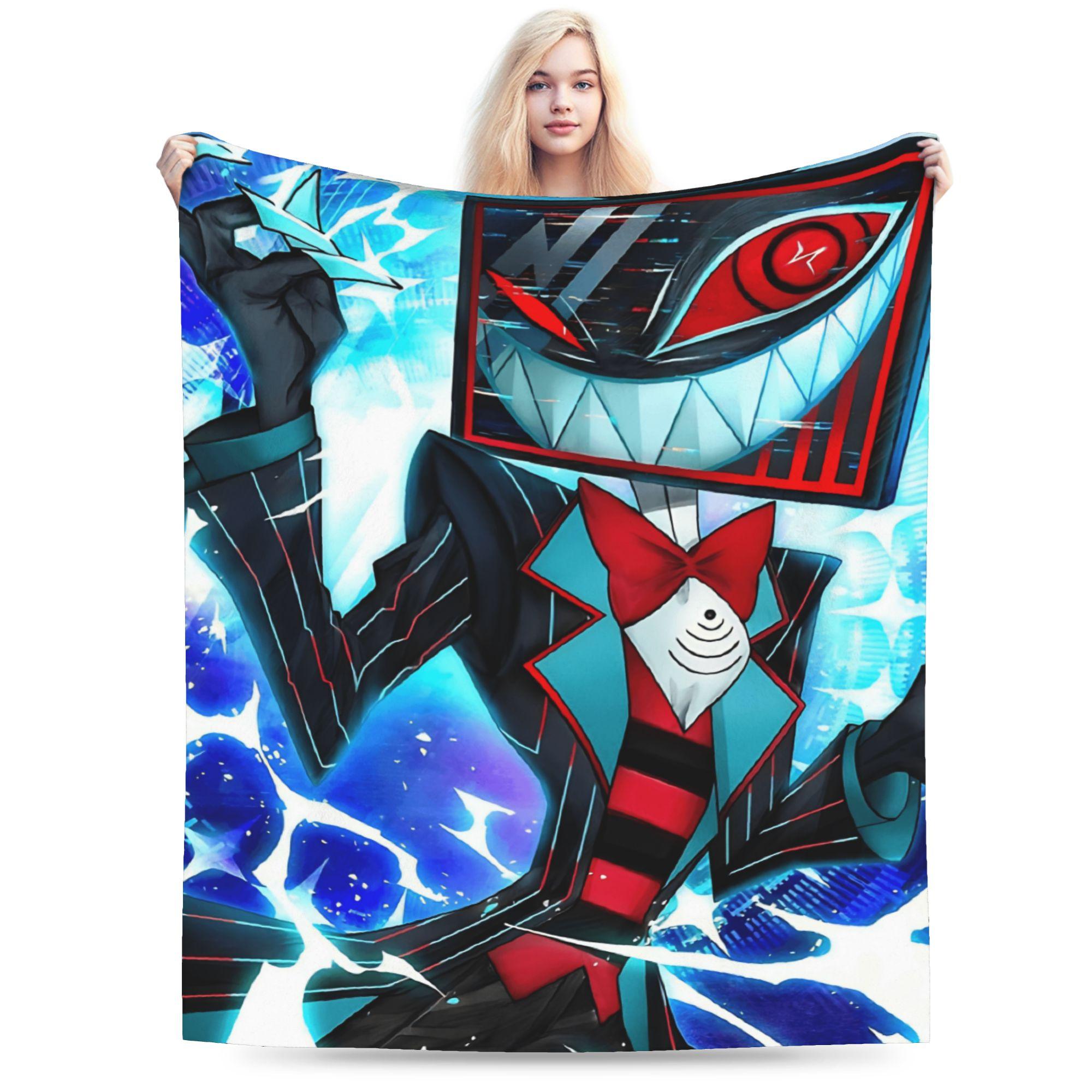 

Super Warm Blanket Girls Boys Airplane Travel Anime Vox Bedding Throws Hazbines Hoteles Flannel Bedspread For Bedroom Sofa Bed 30x40in