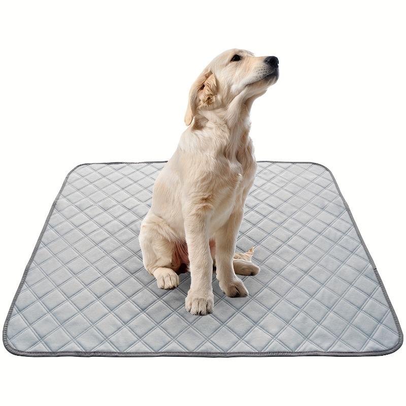 1pcs Dog Pee Pad Reusable Washable Cat Urine Mat Car Seat Floor Sofa Four Layer Waterproof Puppy Cat Training Supplies Multi Purpose Pet Cushion