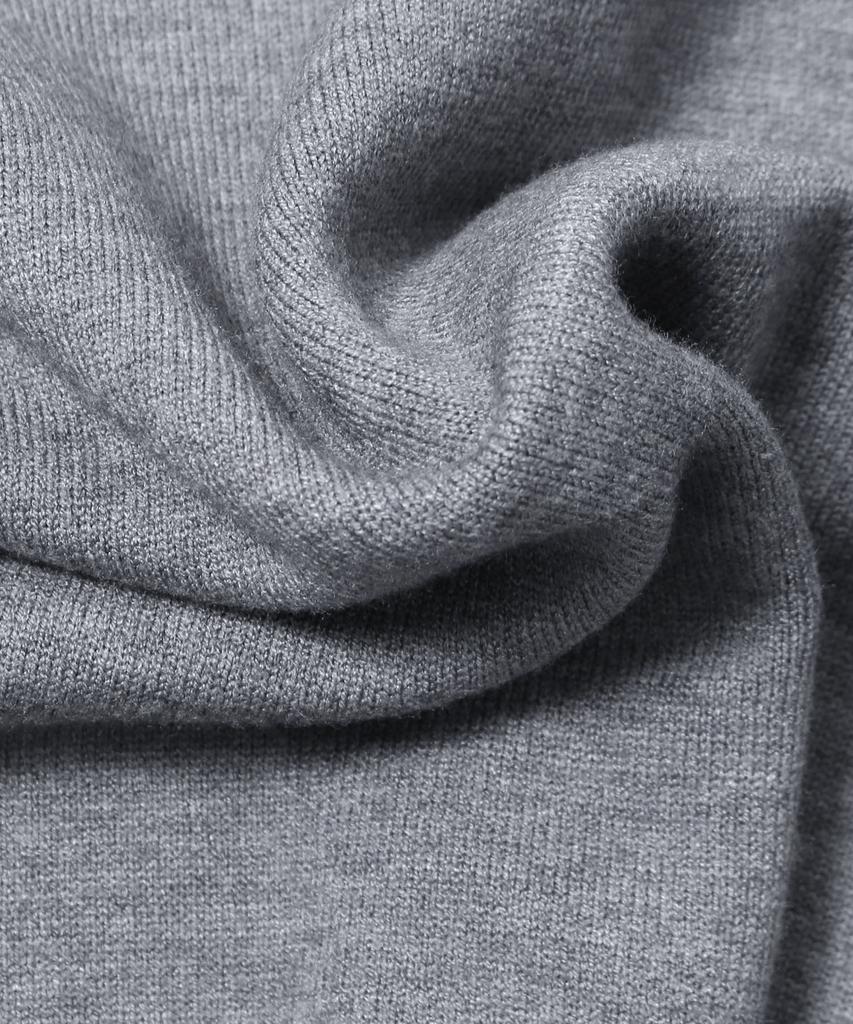 ADHOC Unisex Basic Turtleneck Knit (M-Grey) (Hcalka4)