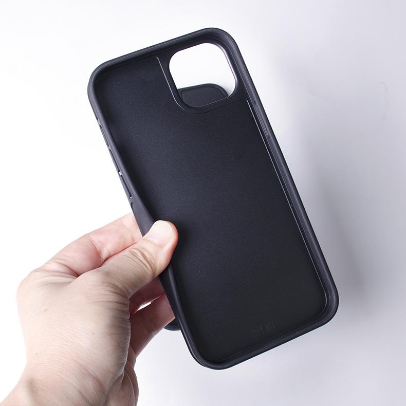 Suitable for Apple Phone Case Side Groove Leather Case, PC Material, Iphone14 Protective Case, Anti-drop Two-in-one 16pro