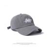 Korean New Green Retro Three dimensional Letter Embroidered Baseball Cap for Women American Casual Soft Top Trendy Brand Baseball Cap for Men