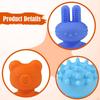 8x Silicone Sensory Fidget Toys Quiet Kids Accessories Soft Educational Suction for