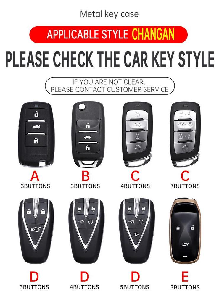 Changan Oshan X7 Plus Key Case: Premium Metal Shell Cover