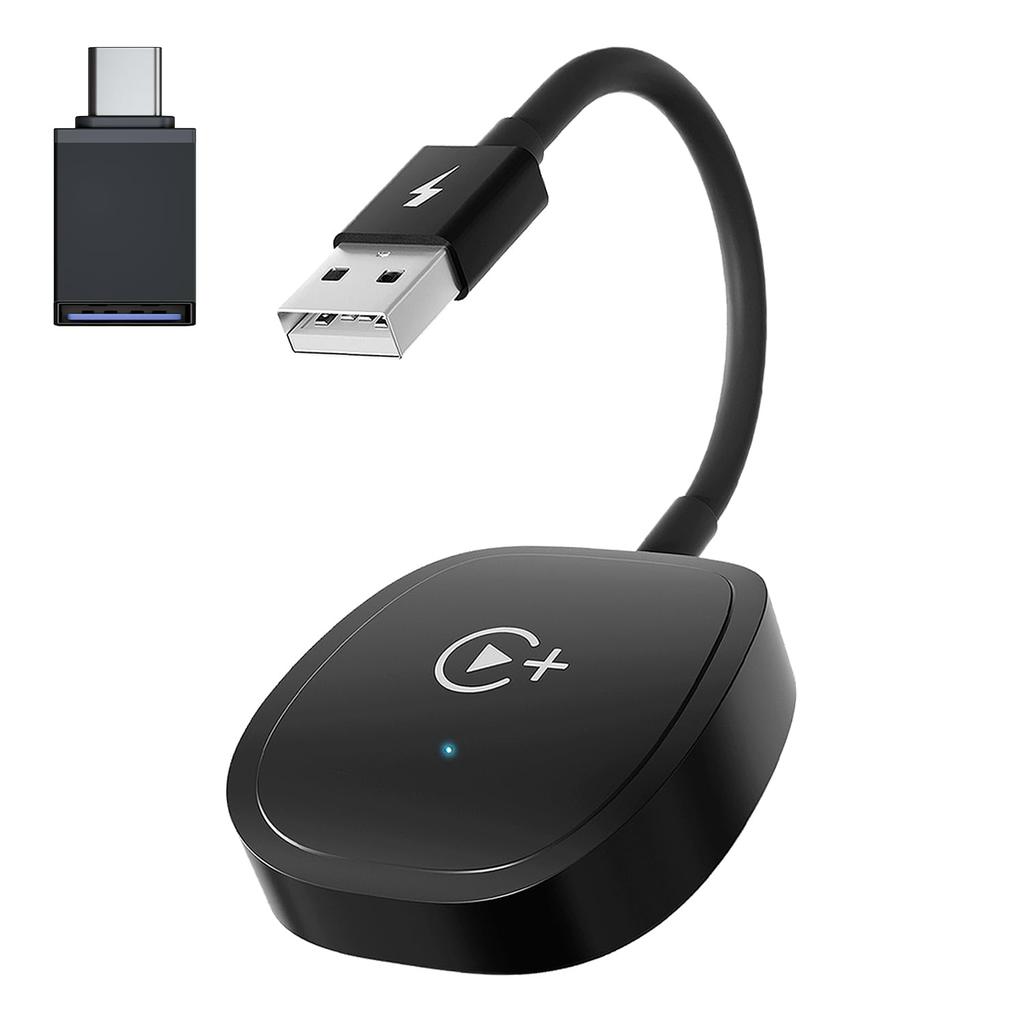 CarPlay Wireless, Wireless CarPlay Adaptor 2025 Upgraded Version Version with Built-in Netflix, YouTube, Tiktok