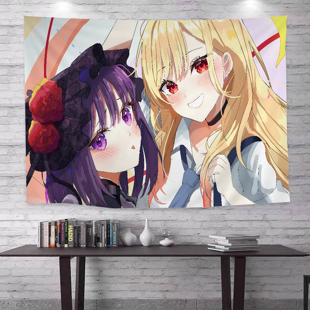My Dress Up Darling Anime DIY Wall Tapestry Hippie Flower Wall Carpets Dorm Decor Wall Art for Modern Manga  Stylish Aesthetic