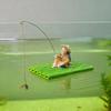 Floating Aquarium Decor Miniature Garden Decor Floating Raft Design Fish Tank Landscape Decoration Fish Tank Accessories