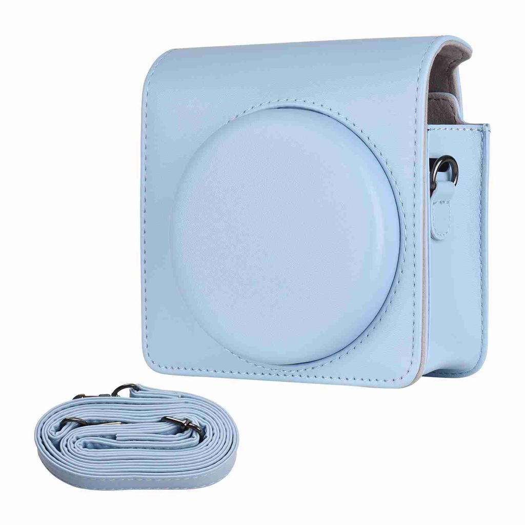 Portable Instant Camera Case Carry Bag PU Leather with Shoulder Strap Compatible with  Fuji SQUARE SQ1 Instant Camera