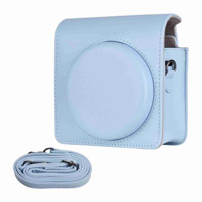 Portable Instant Camera Case Carry Bag PU Leather with Shoulder Strap Compatible with Fuji SQUARE SQ1 Instant Camera
