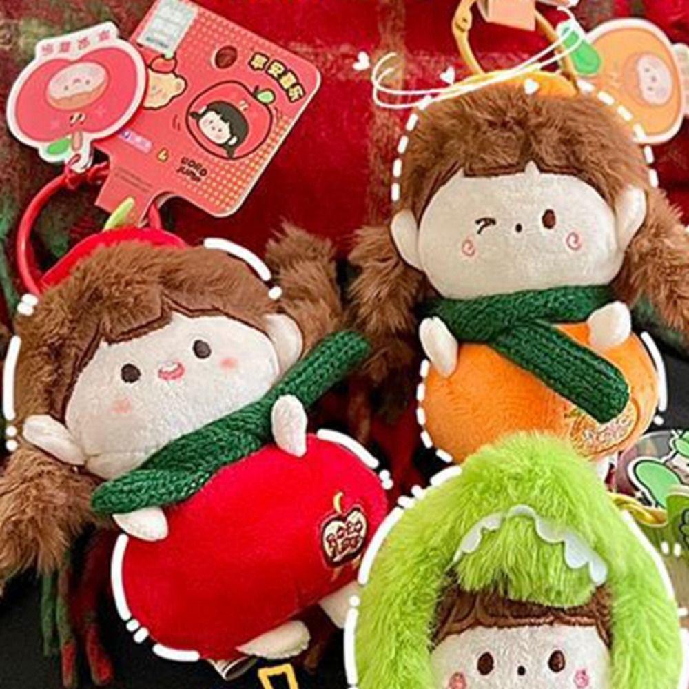 

Soft Plush Cotton Dolls Pendant Cotton Cotton Doll Plush Keychain Creative Kids Gifts оранжевый