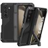 Hard Case For Samsung Galaxy Z Fold 7 6 5 4 7 Heavy-duty Sturdy Aluminum Protective Cover Shockproof Cases With Pet Screen Film