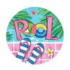 Swimming Pool Sign Summer Wooden Hanging Sign, Weather Resistant Solid Wood Plaque with Outdoor Wall Art Hemp Rope for Beach Party And Decoration