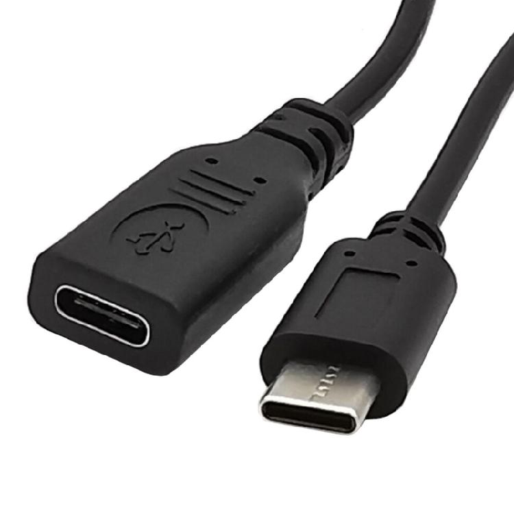 30cm Type C Extension Cable with Convenient Switches USB C Charging Cable Upgrades for Safe & Flexible Device Connection