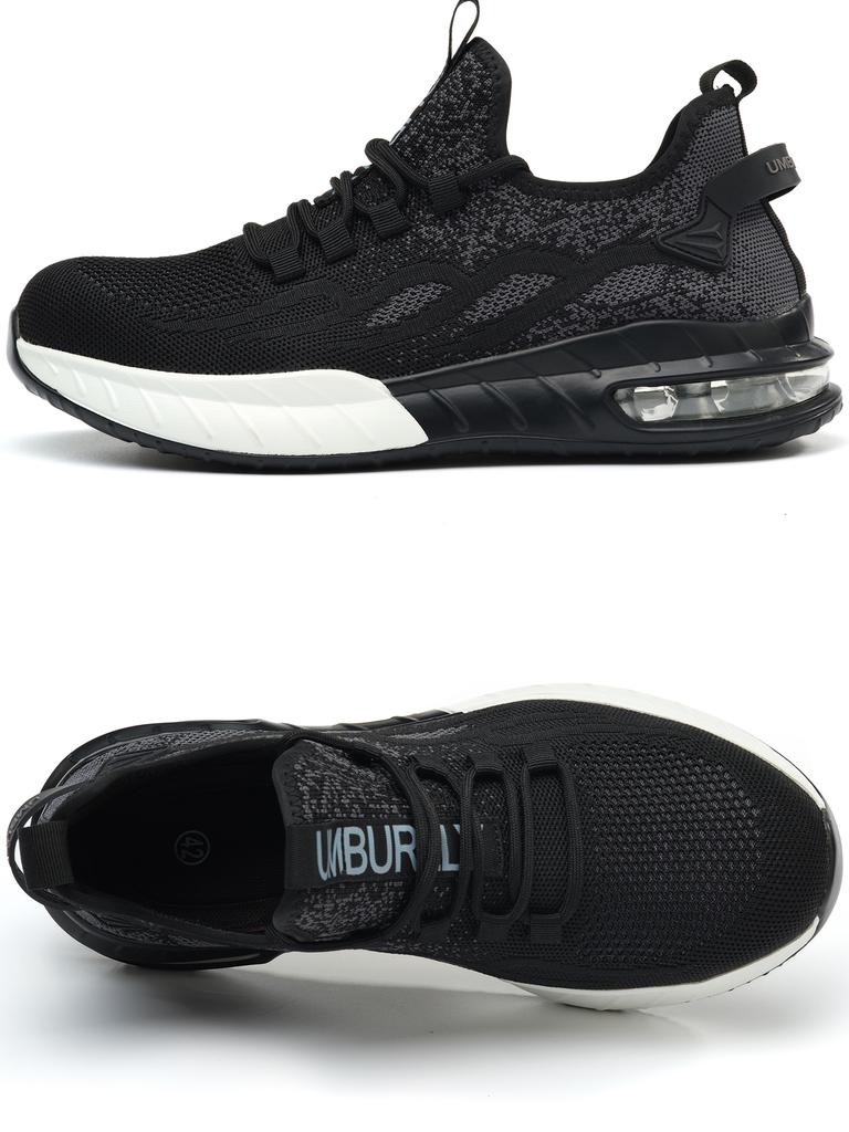 Women's Steel-Toe Safety Shoes | Anti-Smash & Puncture-Proof | Lightweight Breathable Air Cushion | Industrial Workshop Office