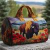 3D Print Travel Sports Gym Bag: Portable Luggage & Fitness Handbag