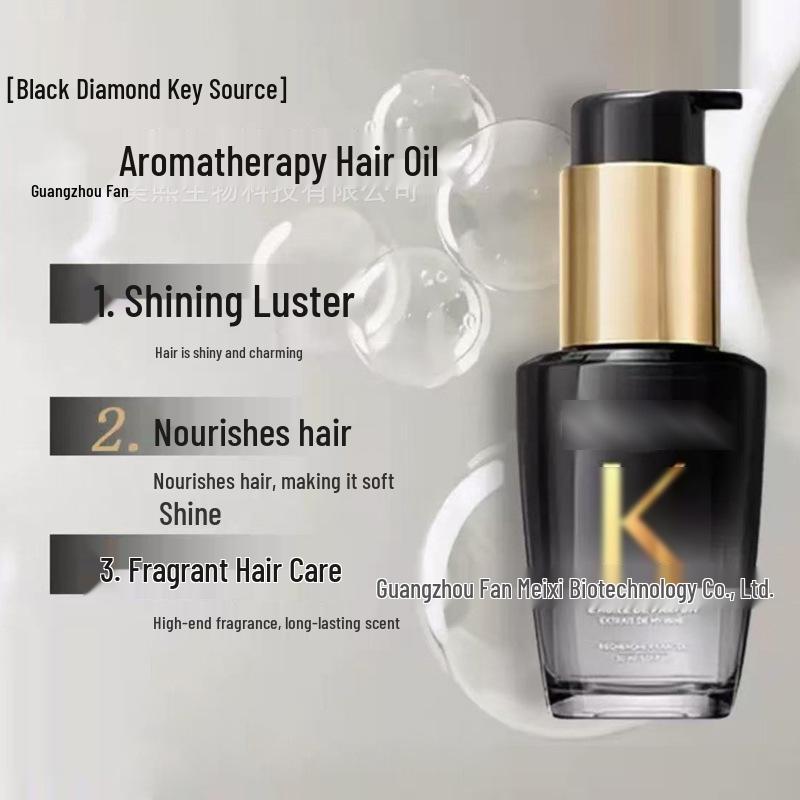 Ka Shi Black Diamond Caviar Hair Oil 30ml - Camellia Essence for Pure Repair and Nourishment
