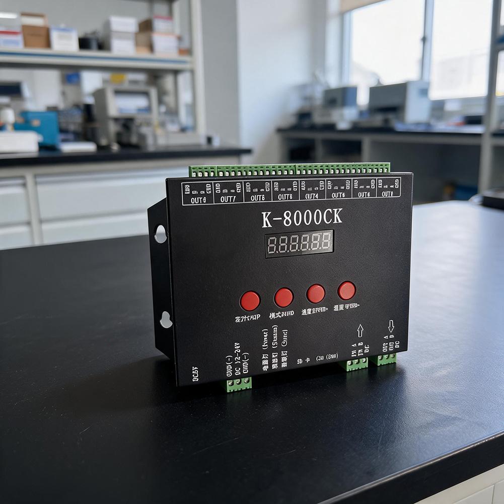 K-8000CK For RGB Programmable Controller Supports 8 Output Ports Programmable Controller For SD Cards For Offline Control