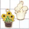 Set of 20 Yellow Enamel Bee and Beehive Pendants for DIY Bracelets and Necklaces