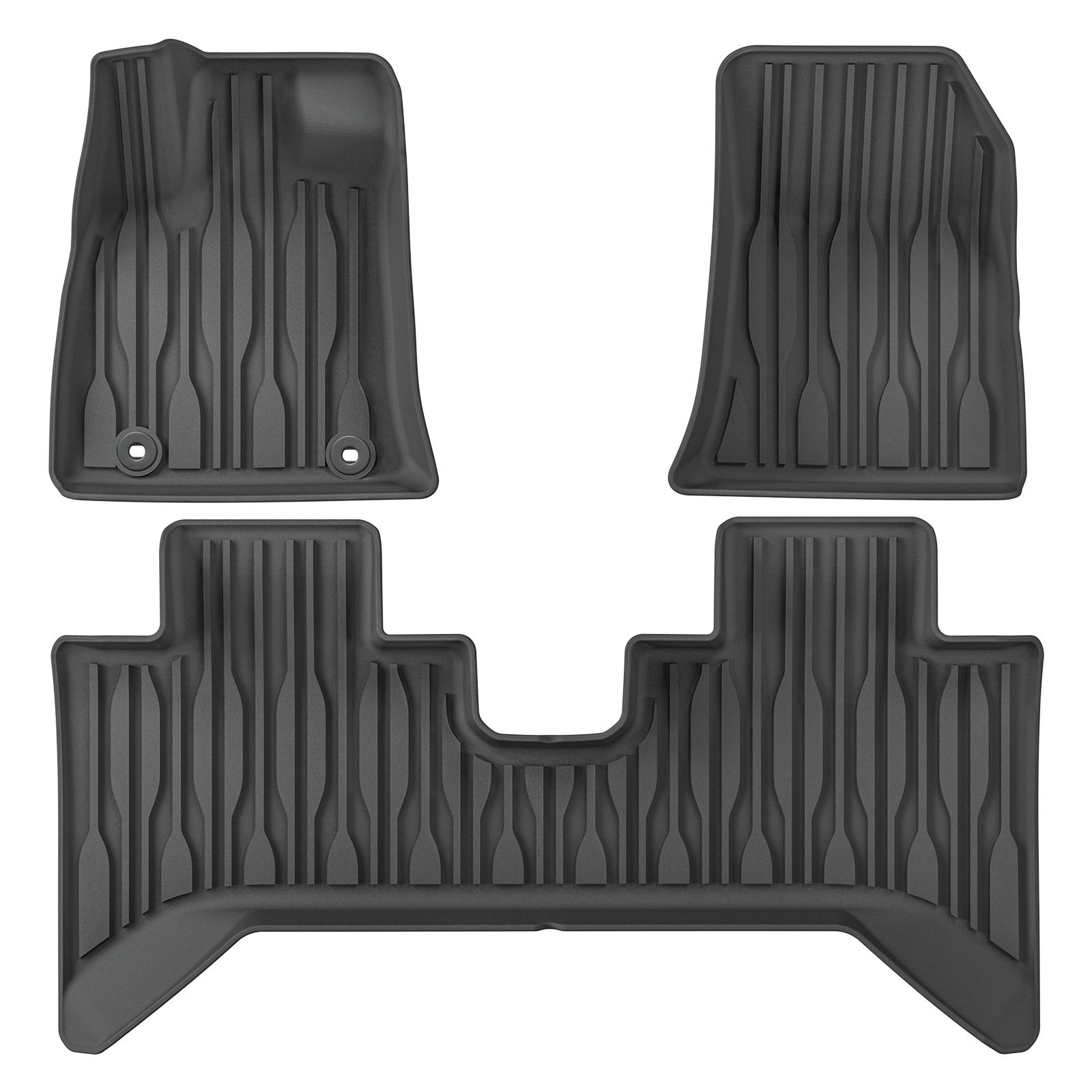 LUCKEASY for BYD SHARK 2026 2026 Car Floor Mats TPE Waterproof Foot Pad Auto Pickup Interior Accessories Cargo Liner Trunk Mat