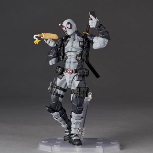 Kaiyodo Revoltech Amazing Yamaguchi Deadpool Ver. 2.5 X-Force Color, Approximately 170mm Tall, Non-scale PVC & ABS Painted Action Figure